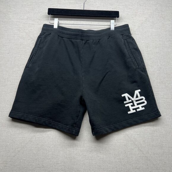 Full Send Money Buys Happiness Nelk Sweat Shorts Mens Sz XL Black Drawstring - Picture 1 of 10